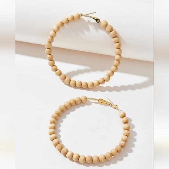 Jewelry - Bead Hoop Earrings